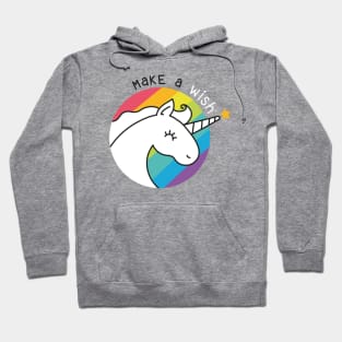 Make a wish unicorn Hoodie